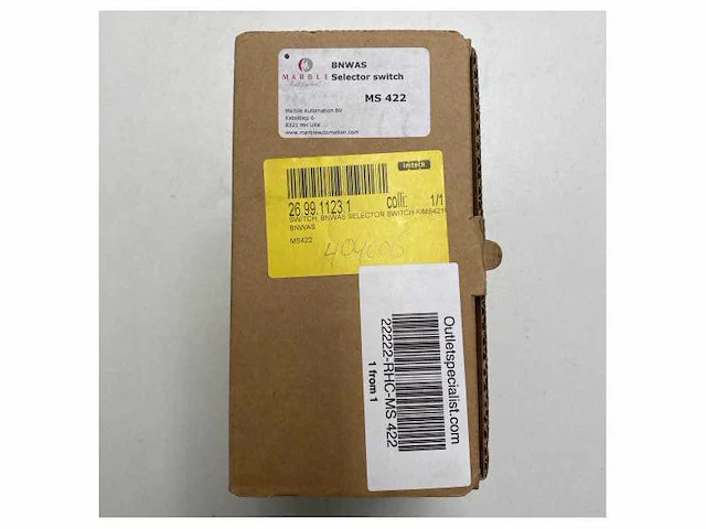 Marble bnwas operational selector switch - ms 422 - afbeelding 5 van  6