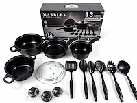 Marblex 13-delige pannenset (25x) - afbeelding 2 van  2