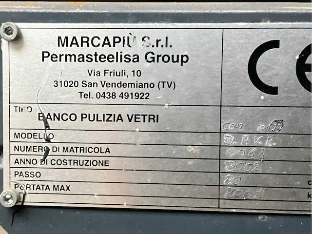 Marcapiù banco pulizia vetri pneumatische raamreinigingstafel - afbeelding 7 van  7