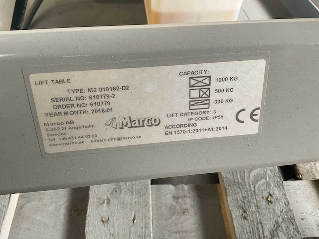 Marco m2 010160-d2 hefbrug - afbeelding 6 van  8