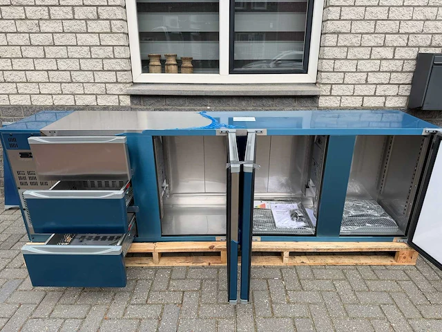 Marecos - 3 deurs + 2 lades ongebruikt - koelwerkbank - afbeelding 2 van  8