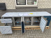 Marecos - 3 deurs + 2 lades ongebruikt - koelwerkbank - afbeelding 2 van  5