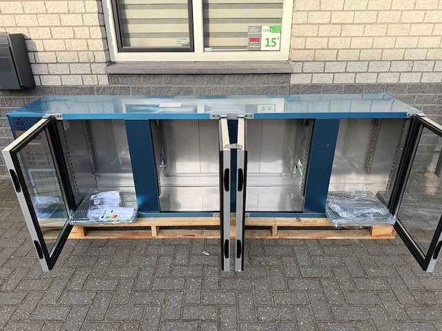 Marecos - 4 deurs glas ongebruikt - koelwerkbank - afbeelding 2 van  5