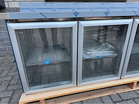 Marecos - 4 glas deurs + opstaande rand - koelwerkbank - afbeelding 7 van  7