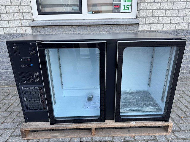 Marecos onegbruikt - 2 glas deurs - koelwerkbank / barkoeling - afbeelding 6 van  7