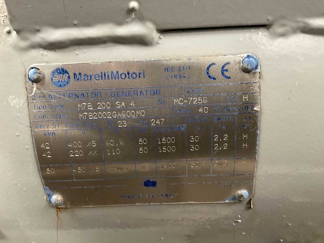 Marellimotori m7b 200 sa generator - afbeelding 7 van  15