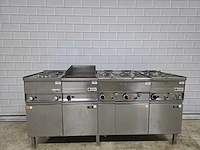 Mareno - complete elektrische rvs bakkooklijn / frituur