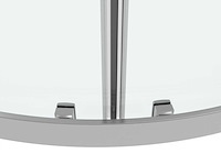 Marenza casus douchecabine kwartrond 80x80x200 chroom antikalk sw773910 - afbeelding 3 van  5