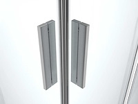 Marenza casus douchecabine kwartrond 80x80x200 chroom antikalk sw773910 - afbeelding 2 van  5