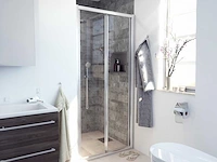 Marenza fold vouwdeur 90x190cm chroom easy clean antikalk sw8416