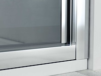 Marenza fold vouwdeur 90x190cm chroom easy clean antikalk sw8416 - afbeelding 4 van  5