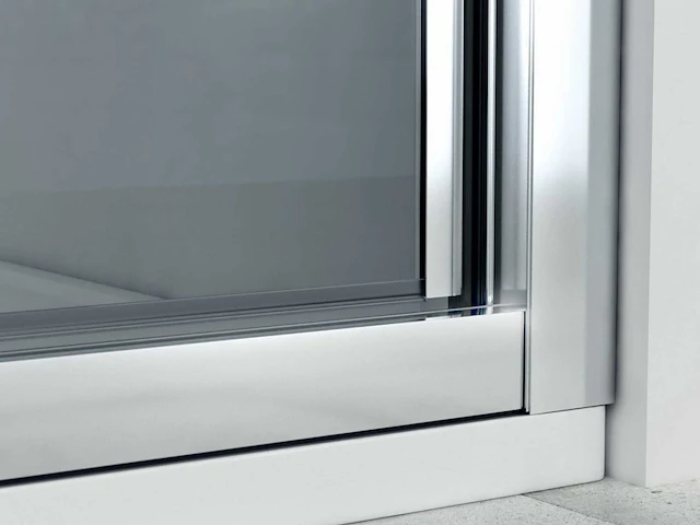 Marenza fold vouwdeur 90x190cm chroom easy clean antikalk sw8416 - afbeelding 4 van  5