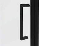 Marenza neptune 5000 douchedeur 85x200cm mat zwart antikalk easyclean sw538303 - afbeelding 2 van  6