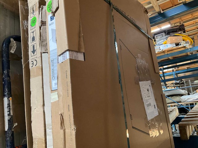 Marenza neptune 5000 douchedeur 85x200cm mat zwart antikalk easyclean sw538303 - afbeelding 5 van  6