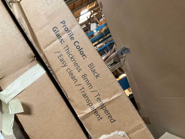 Marenza neptune 5000 douchedeur 85x200cm mat zwart antikalk easyclean sw538303 - afbeelding 6 van  6
