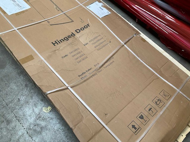 Marenza neptune 5000 douchedeur 95x200 mat zwart antikalk sw538304 - afbeelding 4 van  4