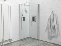 Marenza neptune douchecabine 90x90x200 chroom antikalk - afbeelding 1 van  4