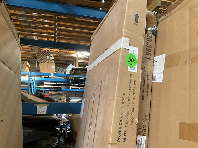 Marenza neptune sw208812 pendeldeur 90x200 chroom antikalk - afbeelding 4 van  5