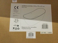 Mareya - lovea - vrijstaand bad 170x73x67 cm - afbeelding 2 van  7