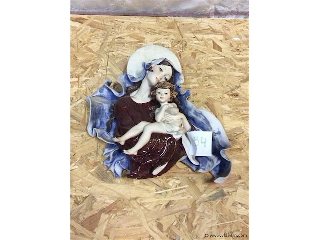 Maria met kind (kunststof) - afbeelding 1 van  2