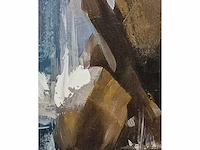Maria strabel - acryl/mixed media op doek - 90 x 50 - afbeelding 3 van  4