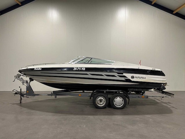 Mariah shabah mercruiser 5.7/v8 alpha one speedboot 36-71-yd incl trailer met kenteken 75-wh-fv - afbeelding 1 van  28