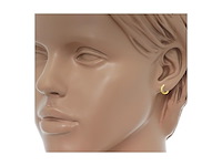 Marie-celeste klapoorringen 10 mm goud - afbeelding 3 van  3