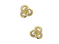 Marie-celeste oorknoppen knoop goud