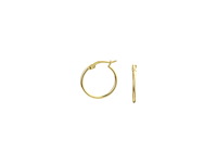 Marie celeste oorringen 1,5 mm ronde buis - goud