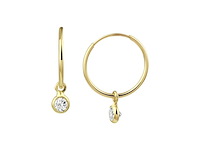 Marie-celeste oorringen zirkonia goud