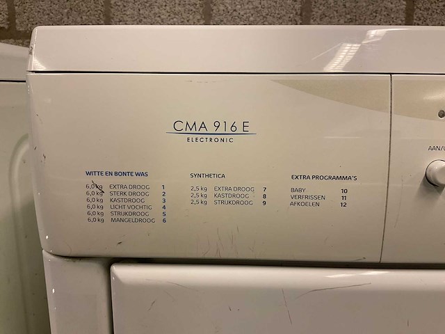 Marijnen cma 916 e wasdroger - afbeelding 3 van  6