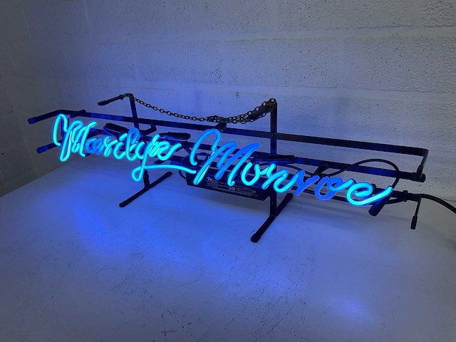 Marilyn monroe glas neon - afbeelding 1 van  3
