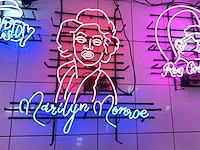 Marilyn monroe glas neon - afbeelding 1 van  2