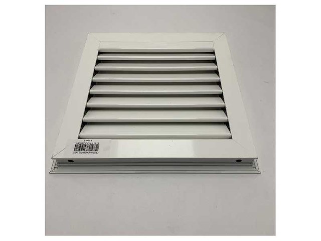 Marine aluminum air vent grille 400x400mm - corrosion resistant white coated ventilation panel - afbeelding 1 van  2