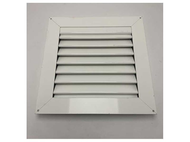 Marine aluminum air vent grille 400x400mm - corrosion resistant white coated ventilation panel - afbeelding 2 van  2
