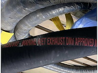 Marine exhaust hose 90mm - durable flexible rubber pipe for wet exhaust systems, dnv approved - afbeelding 4 van  4