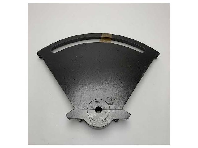 Marine grade 380mm black coated metal quadrant for durable nautical navigation and positioning - afbeelding 2 van  7