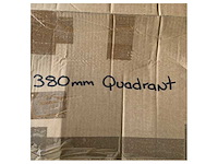 Marine grade 380mm black coated metal quadrant for durable nautical navigation and positioning - afbeelding 4 van  7