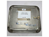 Marine grade stainless steel access hatch | waterproof vertical opening door 600x500mm - afbeelding 3 van  7