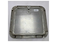 Marine grade stainless steel access hatch | waterproof vertical opening door 600x500mm - afbeelding 7 van  7