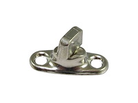 Marine grade stainless steel curtain fastener flange stud - corrosion resistant hardware for boats and ships - afbeelding 1 van  4