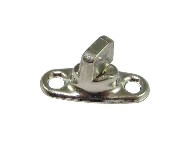 Marine grade stainless steel curtain fastener flange stud - corrosion resistant hardware for boats and ships - afbeelding 2 van  4