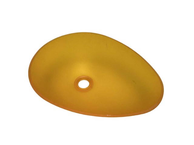 Marine orange oval high quality washbasin - arancio/047 - afbeelding 1 van  5