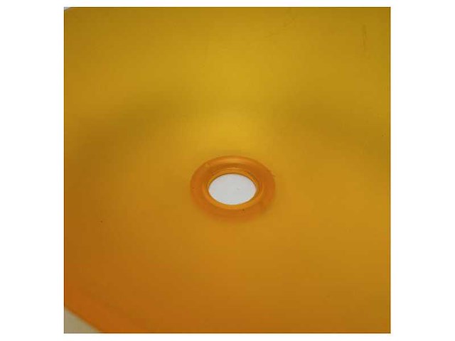 Marine orange oval high quality washbasin - arancio/047 - afbeelding 3 van  5