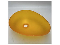 Marine orange oval high quality washbasin - arancio/047 - afbeelding 4 van  5