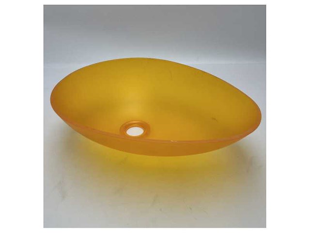 Marine orange oval high quality washbasin - arancio/047 - afbeelding 5 van  5