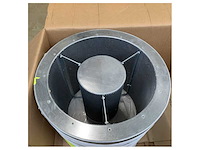 Marine stainless steel silencer gianneschi – durable sound muffler for maritime ventilation systems - afbeelding 3 van  3