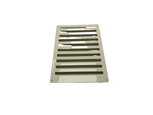 Marine stainless steel white coated ventilation grille - durable corrosion-resistant vent for maritime use - afbeelding 1 van  4