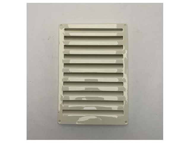 Marine stainless steel white coated ventilation grille - durable corrosion-resistant vent for maritime use - afbeelding 3 van  4