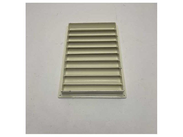 Marine stainless steel white coated ventilation grille - durable corrosion-resistant vent for maritime use - afbeelding 4 van  4